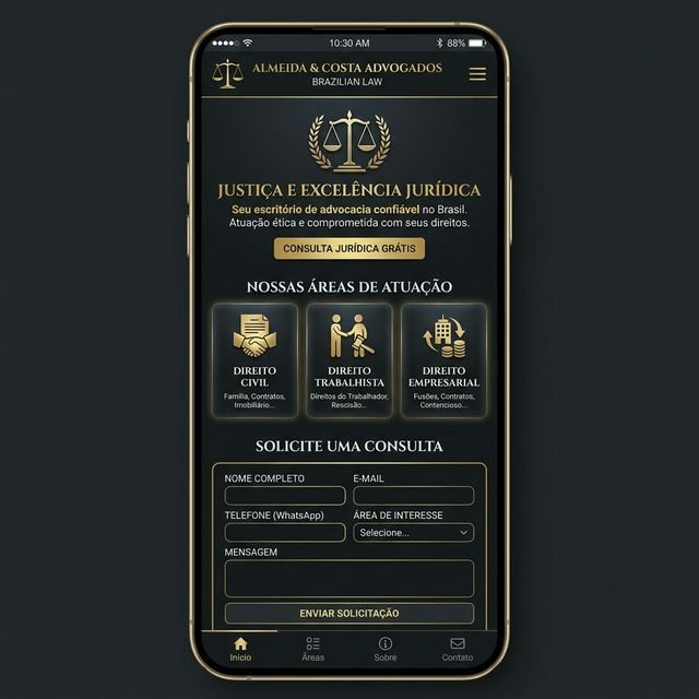 Site para escritório de advocacia